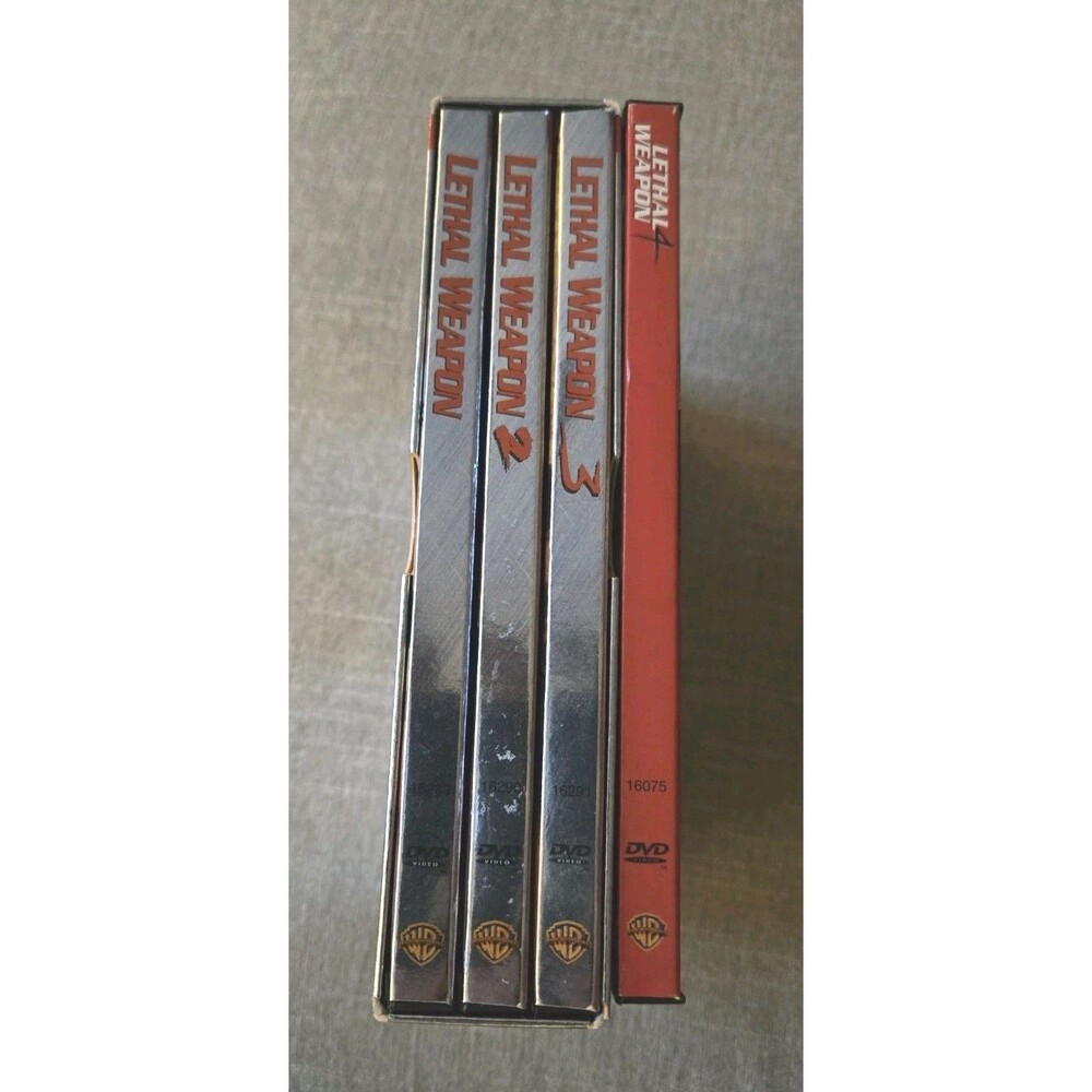 Lethal Weapon 1 2 3 & 4 DVDs